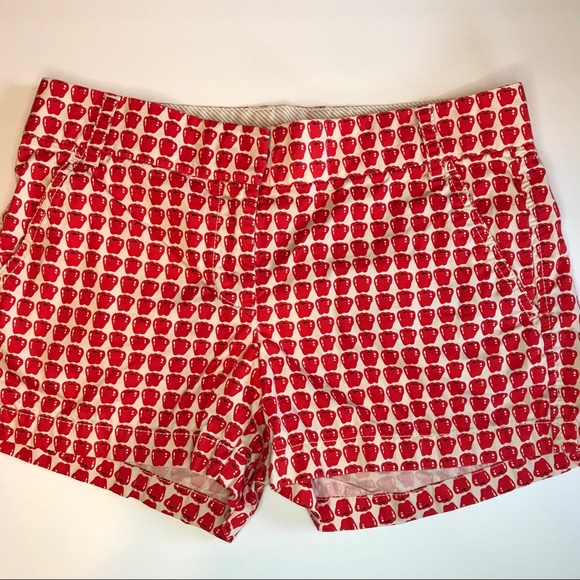 J. Crew | Mini Delicious Apple Shorts | White - Picture 4 of 14